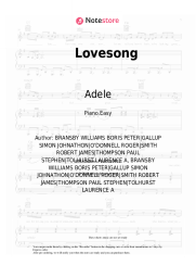 undefined Adele - Lovesong
