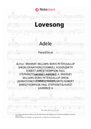 undefined Adele - Lovesong