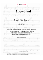 undefined Black Sabbath - Snowblind