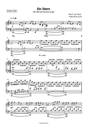 Sheet music, chords Nik P., DJ Ötzi - Ein Stern (der deinen Namen tragt)