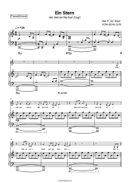 Sheet music, chords Nik P., DJ Ötzi - Ein Stern (der deinen Namen tragt)