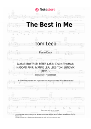 undefined Tom Leeb - The Best in Me