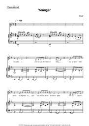 Sheet music, chords Ruel - Younger