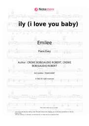 undefined Emilee, Surf Mesa - ily (i love you baby)