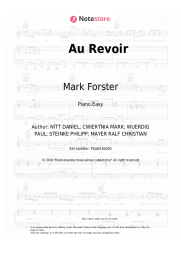 undefined Mark Forster, Sido - Au Revoir
