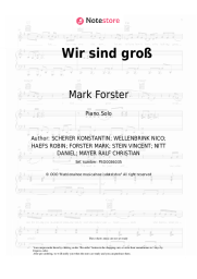 undefined Mark Forster - Wir sind groß
