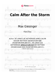 undefined Max Giesinger - Calm After the Storm
