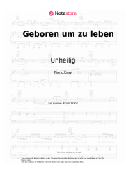 undefined Unheilig - Geboren um zu leben