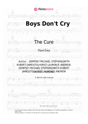 undefined The Cure - Boys Don't Cry