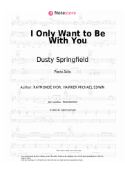 undefined Dusty Springfield - I Only Want to Be With You