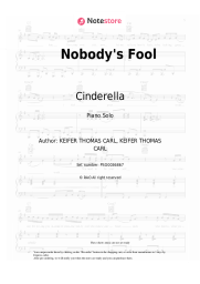 undefined Cinderella - Nobody's Fool