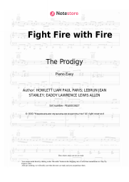 Sheet music, chords The Prodigy, HO99O9 - Fight Fire with Fire
