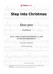 undefined Elton John - Step Into Christmas