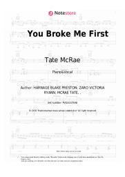 undefined Tate McRae - You Broke Me First