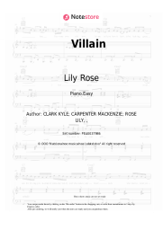 undefined Lily Rose - Villain
