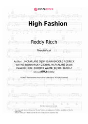 undefined Roddy Ricch - High Fashion