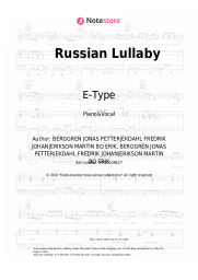 undefined E-Type - Russian Lullaby