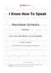 undefined Manchester Orchestra - I Know How To Speak