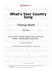 undefined Thomas Rhett - What's Your Country Song
