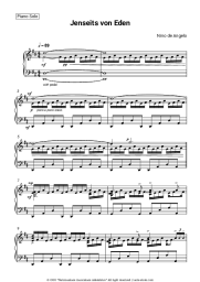 Sheet music, chords Nino de Angelo - Jenseits von Eden