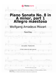 undefined Wolfgang Amadeus Mozart - Piano Sonata No. 8, K. 310/300d, part 1 Allegro maestoso