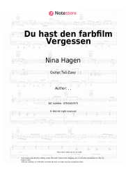 undefined Nina Hagen - Du hast den farbfilm Vergessen