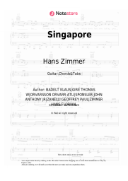 undefined Hans Zimmer - Singapore