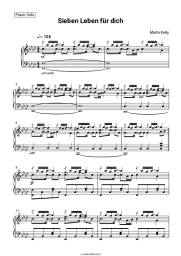 Sheet music, chords Maite Kelly - Sieben Leben für dich