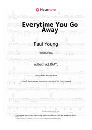 undefined Paul Young - Everytime You Go Away