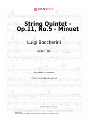 undefined Luigi Boccherini - String Quintet - Op.11, No.5 - Minuet