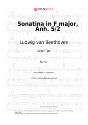 undefined Ludwig van Beethoven - Sonatina in F major, Anh. 5/2