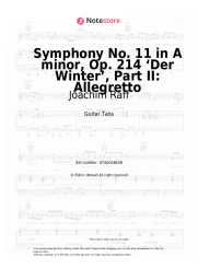 undefined Joachim Raff - Symphony No. 11 in A minor, Op. 214 ‘Der Winter’, Part II: Allegretto