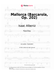 undefined Isaac Albeniz - Mallorca (Barcarola, Op. 202)