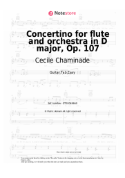 undefined Cecile Chaminade - Concertino for flute and orchestra in D major, Op. 107