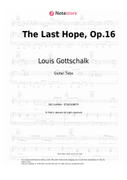 undefined Louis Gottschalk - The Last Hope, Op.16 