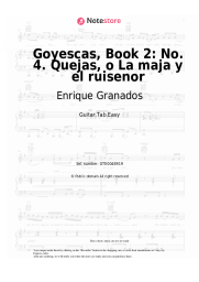 undefined Enrique Granados - Goyescas, Book 2: No. 4. Quejas, o La maja y el ruisenor