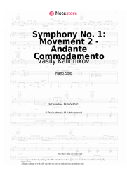 undefined Vasily Kalinnikov - Symphony No. 1: Movement 2 - Andante Commodamento