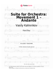 undefined Vasily Kalinnikov - Suite for Orchestra: Movement 1 – Andante