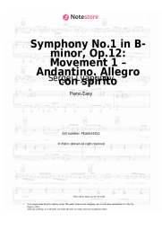 undefined Sergei Lyapunov - Symphony No.1 in B-minor, Op.12: Movement 1 – Andantino. Allegro con spirito
