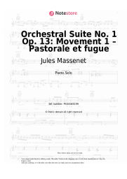 undefined Jules Massenet - Orchestral Suite No. 1 Op. 13: Movement 1 – Pastorale et fugue