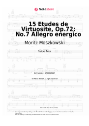 undefined Moritz Moszkowski - 15 Etudes de Virtuosite, Op.72: No.7 Allegro energico