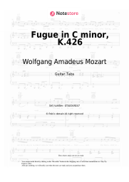 undefined Wolfgang Amadeus Mozart - Fugue in C minor, K.426