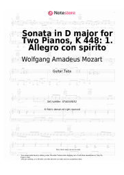 undefined Wolfgang Amadeus Mozart - Sonata in D major for Two Pianos, K 448: 1. Allegro con spirito