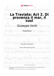 undefined Giuseppe Verdi - La Traviata: Act 2. Di provenza il mar, il suol