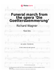 undefined Richard Wagner - Funeral march from the opera ‘Die Goetterdaemmerung’