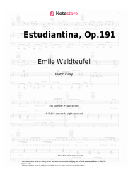 undefined Emile Waldteufel - Estudiantina, Op.191