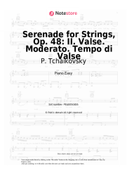 undefined P. Tchaikovsky - Serenade for Strings, Op. 48: II. Valse. Moderato. Tempo di Valse