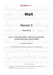 undefined Maroon 5 - Wait