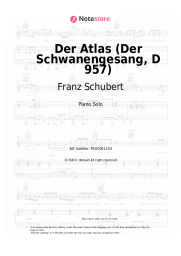 undefined Franz Schubert - Der Atlas (Der Schwanengesang, D 957)