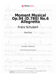 undefined Franz Schubert - Moment Musical Op.94 (D.780) No.6 Allegretto